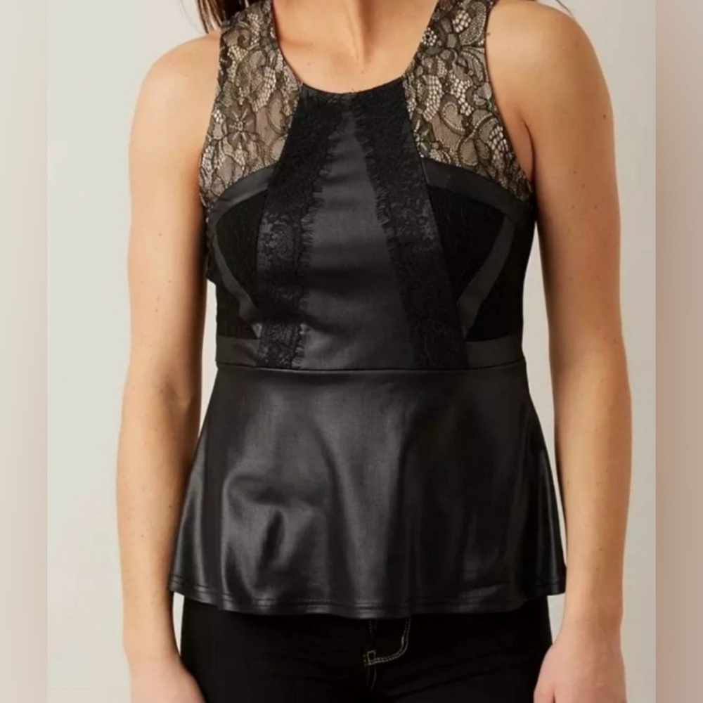 BKE Boutique Peplum Tank
